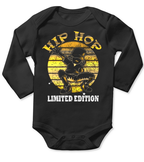 Breakdance dance shirt dancing beat hiphop Long Sleeve Baby One-Piece