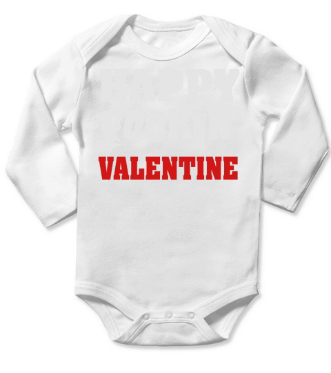Happy fucking valentine Long Sleeve Baby One-Piece