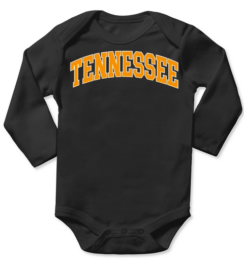 Tennessee TN Varsity Throwback Long Sleeve Baby One-Piece