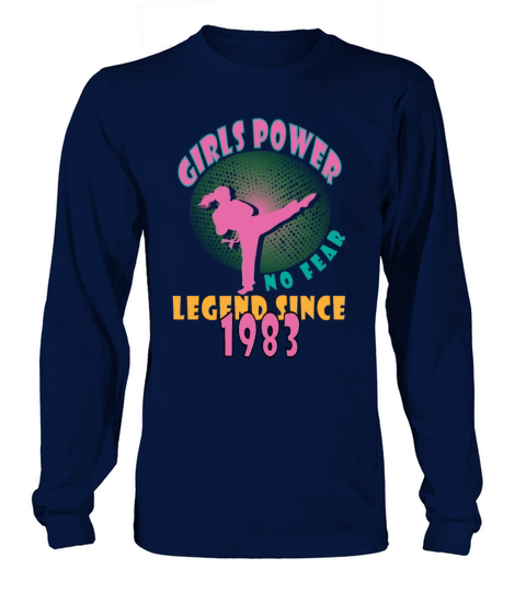 1983 vinatge Girls Power Birthday Long sleeved Unisex