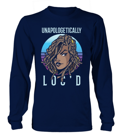 Locd Up Afro Hair Black American African Girl Long sleeved Unisex