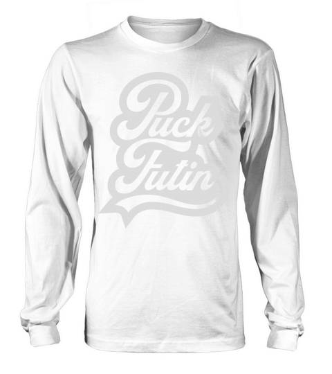 puck futin logo design Long sleeved Unisex