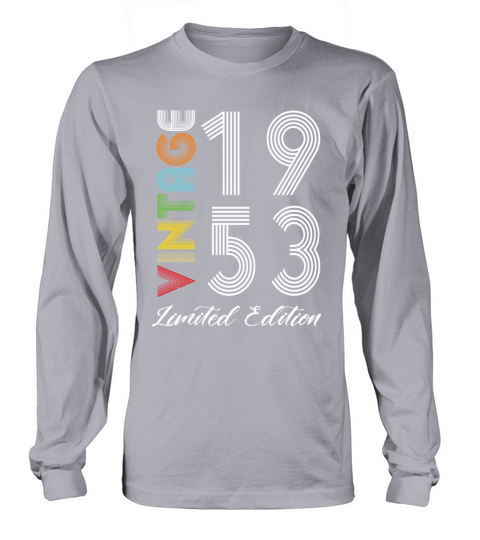 Vintage 1953 Vintage Birthday Retro Vintage Long sleeved Unisex