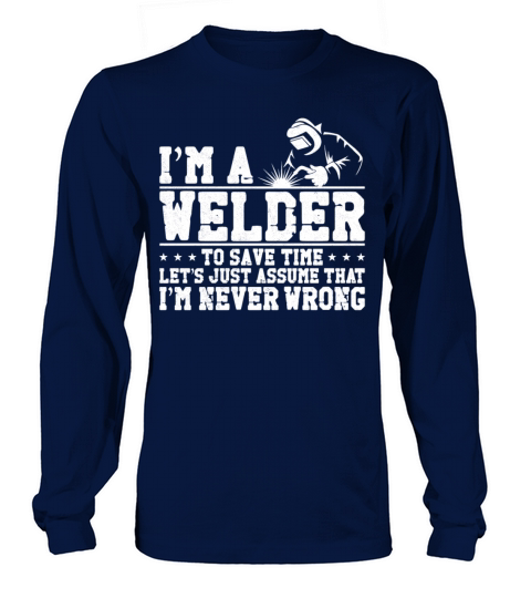 Welder Welding Vintage Im A Long sleeved Unisex