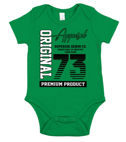 1973 Vintage Birthday Vintage Gift Retro Short Sleeve Baby One-Piece