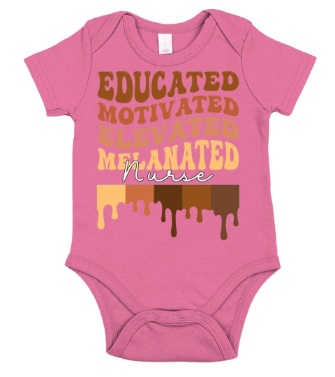 black history educated motivated elevated melanate Short Sleeve Baby One-Piece