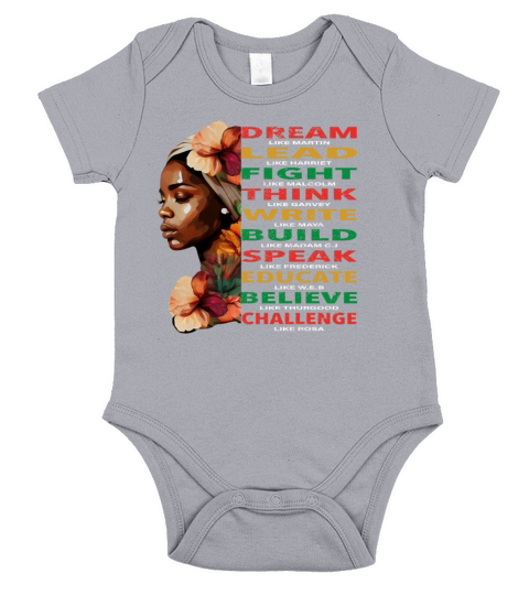 BLM African Pride Juneteenth and Black History Mon Short Sleeve Baby One-Piece