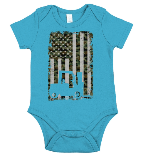 Certified Forklift Truck Operator Short Sleeve Baby One-Piece