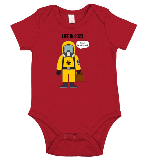 Going to work in 2023 Short Sleeve Baby One-Piece