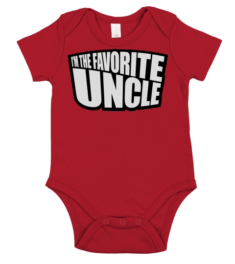 im the favorite uncle Short Sleeve Baby One-Piece