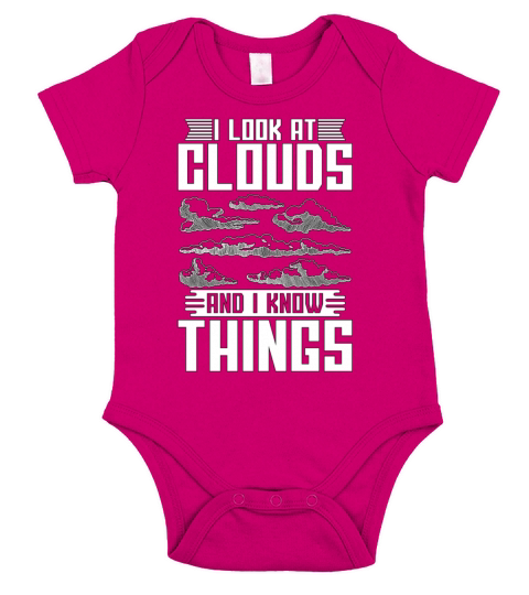Meteorology I Look At The Forecast Meteorologist Short Sleeve Baby One-Piece