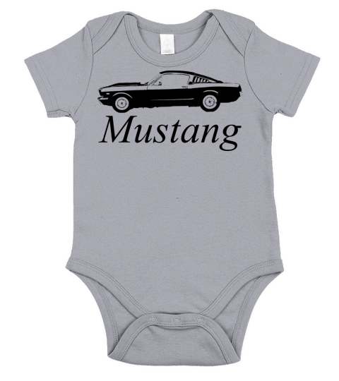 mustang sports car Short Sleeve Baby One-Piece
