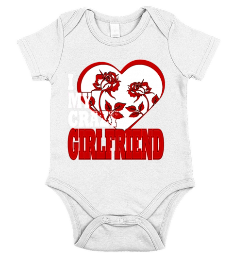 my girlfriend loves me Short Sleeve Baby One-Piece