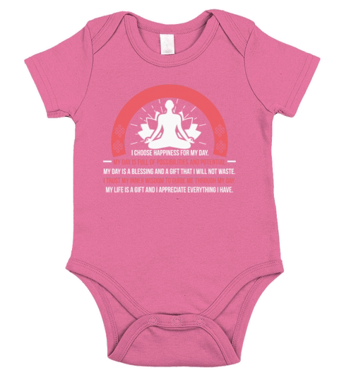 Positive Affirmation Daily Motivation Buddha Mantr Short Sleeve Baby One-Piece