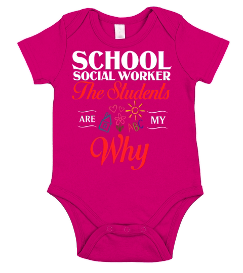 School Social Worker Quotes Appreciation Office Short Sleeve Baby One-Piece