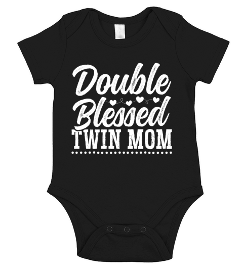 Womens Twin Mama Twin Mom to Be Pregnancy Short Sleeve Baby One-Piece
