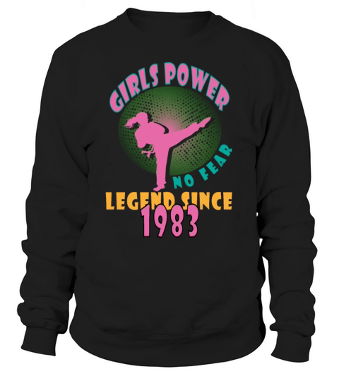 1983 vinatge Girls Power Birthday Sweatshirt Unisex