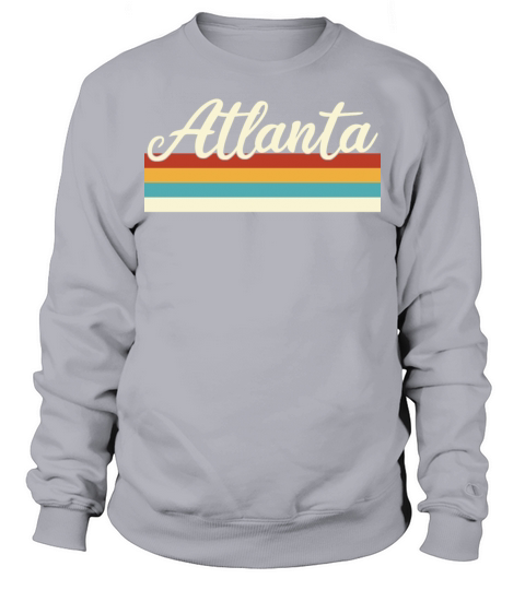 Atlanta - Georgia - Retro - Vintage United States Sweatshirt Unisex