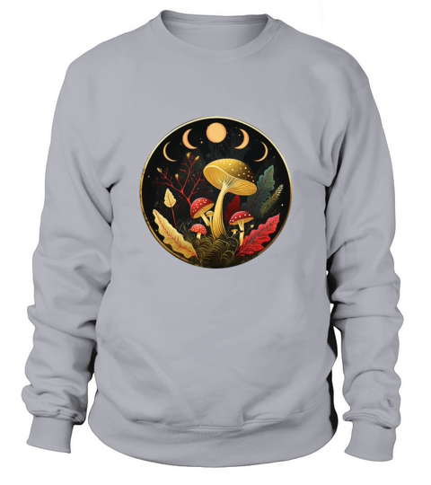 Goblincore Aesthetic Cottagecore Mushroom Dark Sweatshirt Unisex
