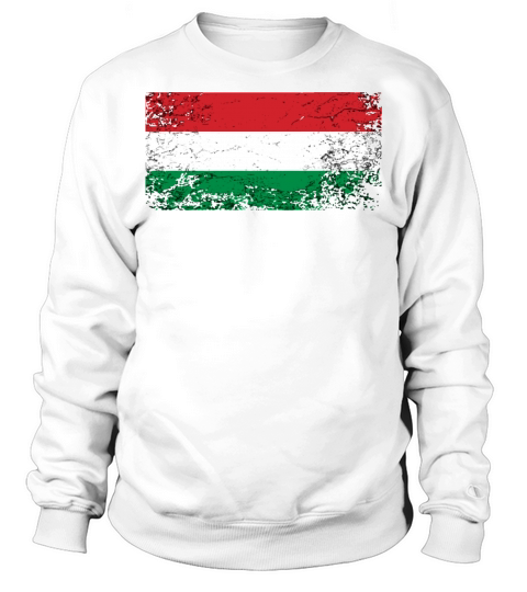 Hungarian National Flag Vintage Sweatshirt Unisex