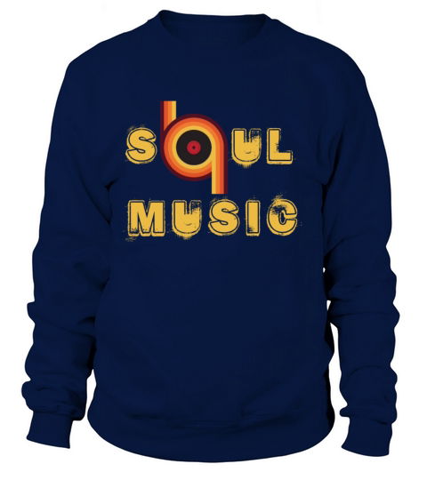 Soul music vintage record Afro Soul music sheet mu Sweatshirt Unisex