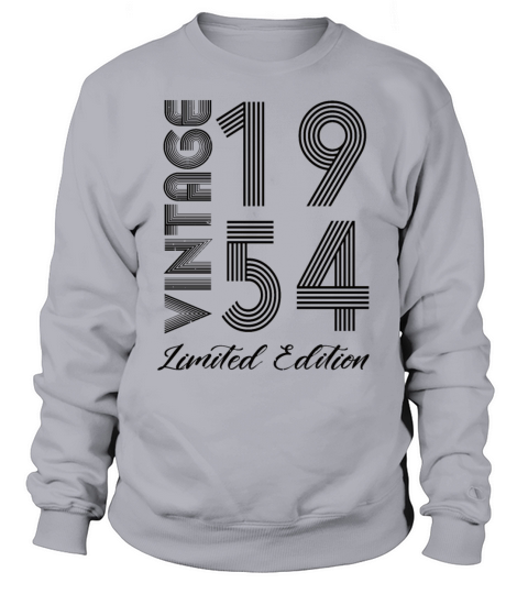 Vintage 1954 Vintage Birthday Retro Vintage Sweatshirt Unisex