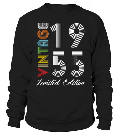 Vintage 1955 Vintage Birthday Retro Vintage Sweatshirt Unisex
