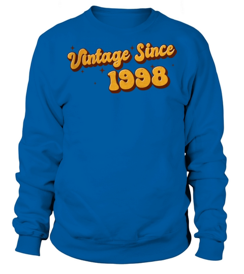 Vintage since 1998 25 Years Old - Groovy 25th Sweatshirt Unisex