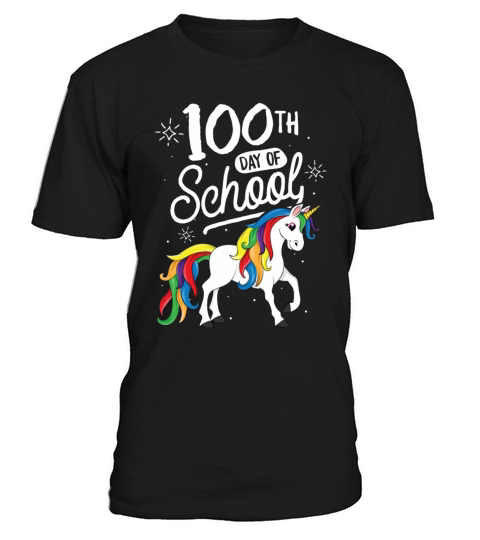 100 Days of School Unicorn TShirt for Girls T-Shirt Unisex