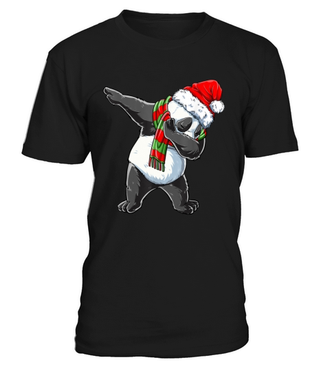 Dabbing Panda Santa Christmas Kids Boys Men Xmas B T-Shirt Unisex
