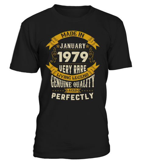 January 1979 Vintage Birthday Present T-Shirt Unisex
