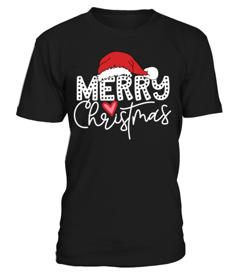 Merry christmas vintage typography lettering T-Shirt Unisex