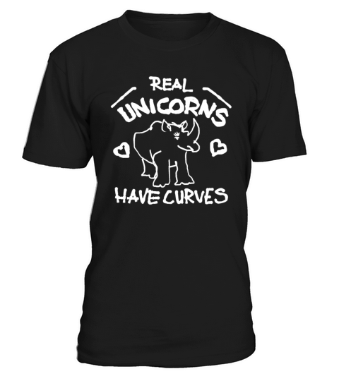 real unicorn curvy T-Shirt Unisex