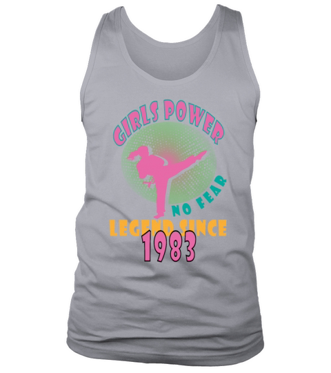 1983 vinatge Girls Power Birthday Tank Top Unisex