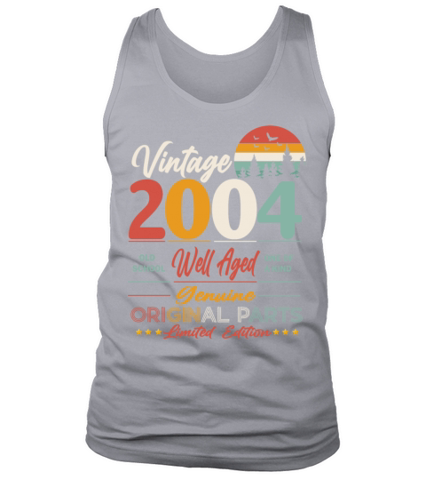 2004 Original vintage vintage retro birthday Tank Top Unisex