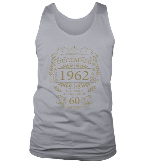 60th Birthday Gifts Vintage 1962 Birthday Sayings Tank Top Unisex