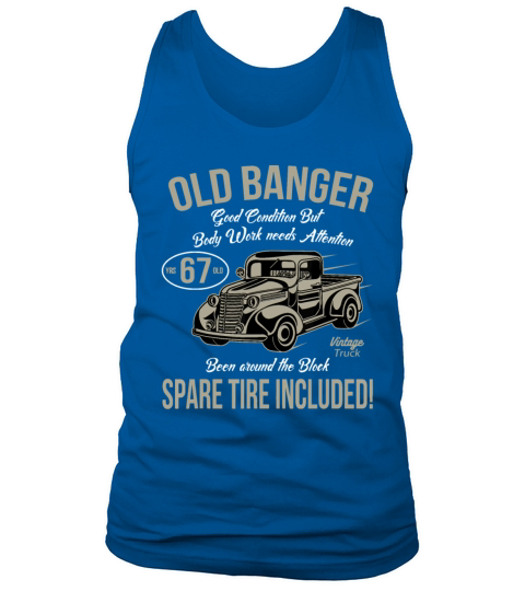 67th Birthday Vintage Old Banger 67 Years Old Men Tank Top Unisex