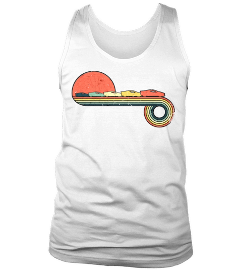 Car Sportscar Retro Vintage Sunset Rainbow Color Tank Top Unisex