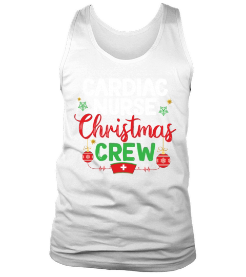 Cardiac Nurse Christmas Crew Cardiac Nursing Tank Top Unisex