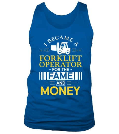 Certified Forklift Truck Operator Tank Top Unisex