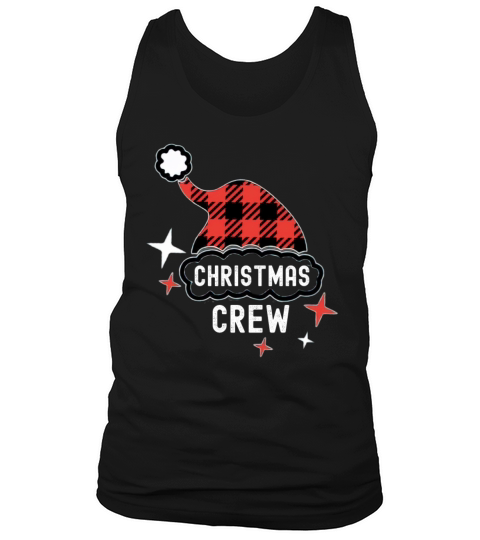Christmas Crew Hat Pajama Group Funny Matching Tank Top Unisex