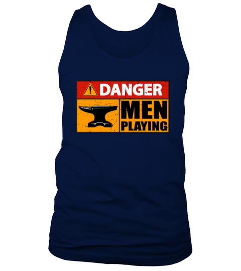 Forging Danger Men Playing Metalworker Blacksmiths Tank Top Unisex