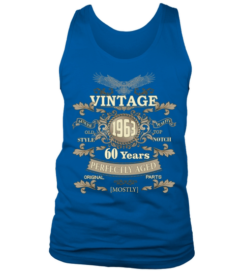 Gift for 60th birthday - Vintage ornaments - gift Tank Top Unisex