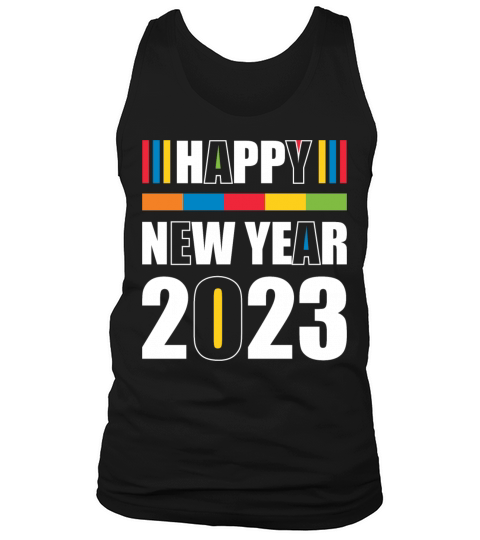 Happy New Year 2023 Tank Top Unisex