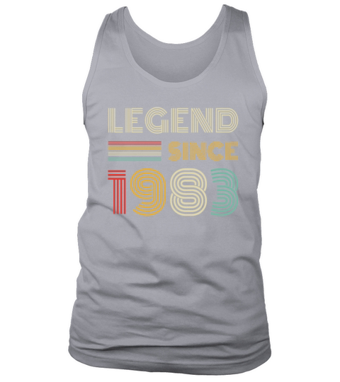 Legend Since 1983 Retro 40th Birthday Gift Tank Top Unisex