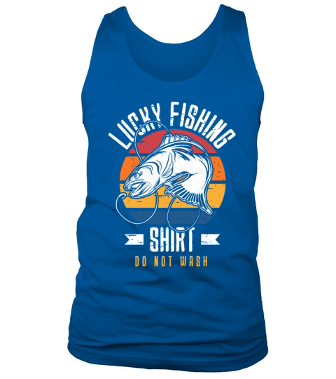 Lucky Fishing Shirt for Fish Hunter and Fisherman Tank Top Unisex
