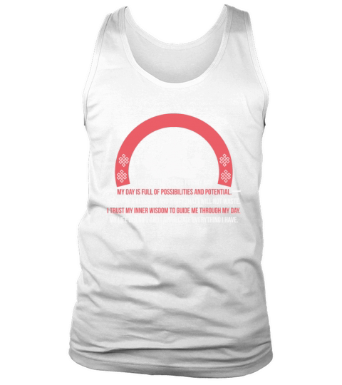 Positive Affirmation Daily Motivation Buddha Mantr Tank Top Unisex