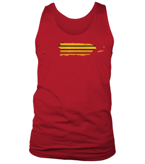 puerto rico sticker retro Tank Top Unisex