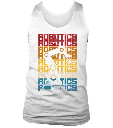 Robot Robotics Engineer Retro Tank Top Unisex
