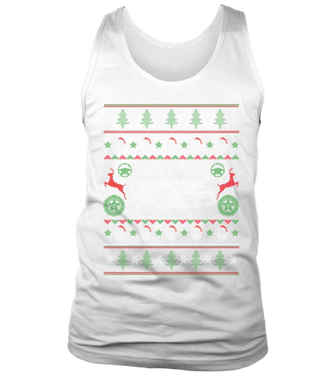 Sportscar - Ugly Christmas Sweater Tank Top Unisex